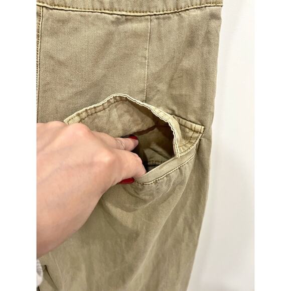 NWT Altar’d State Kensley Washed Cargo Jumpsuit in Washed Olive - Picture 7 of 9